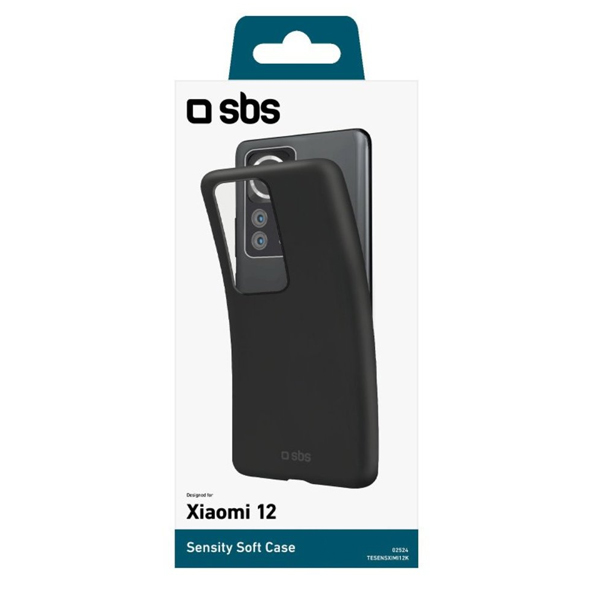 SBS Sensity tok Xiaomi Redmi 12C számára, fekete SBS Sensity tok Xiaomi Redmi 12C számára, fekete