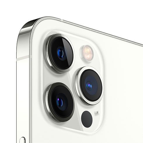 Apple iPhone 12 Pro Max 128GB, silver, C osztály - használt, 12 hónap garancia