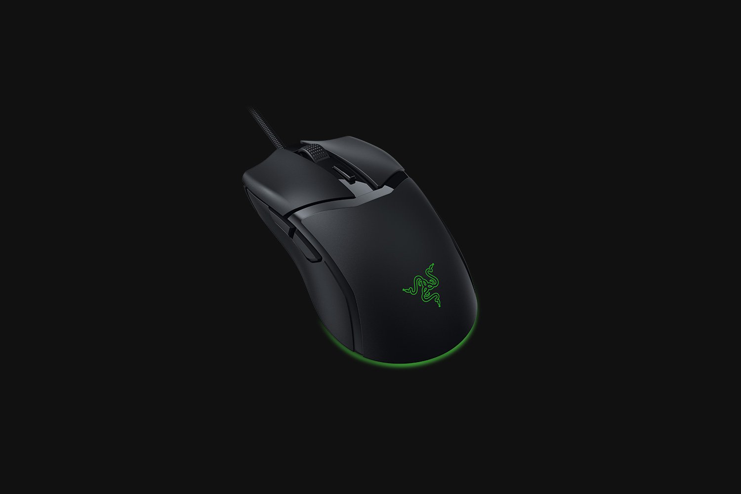 Razer COBRA Lightweight gamer egér, fekete