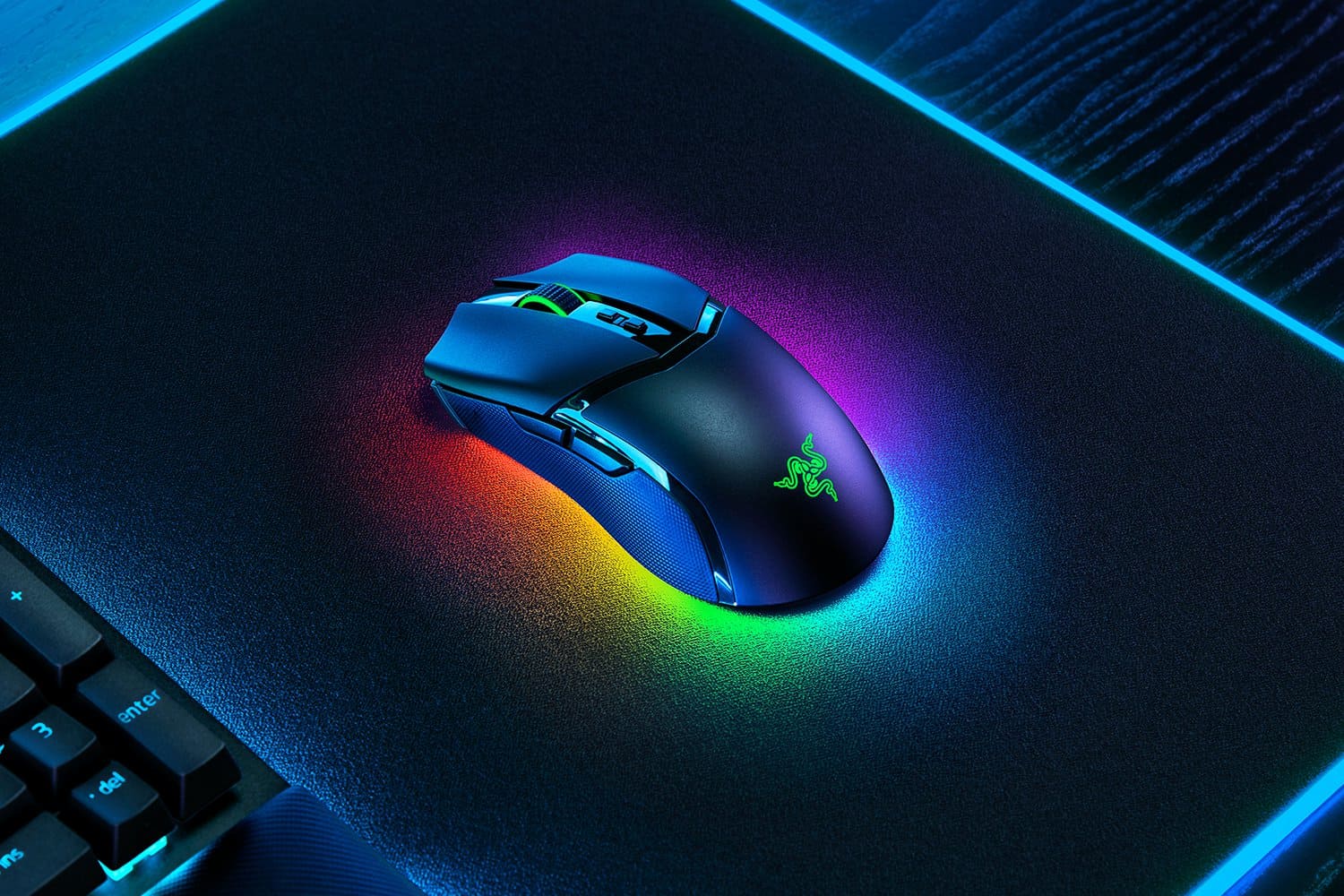 Razer COBRA PRO Játékos egér, fekete