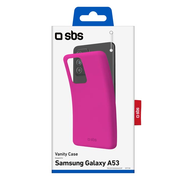 SBS Vanity Cover tok Samsung Galaxy A53 5G számára, rózsaszín SBS Vanity Cover tok Samsung Galaxy A53 5G számára, rózsaszín