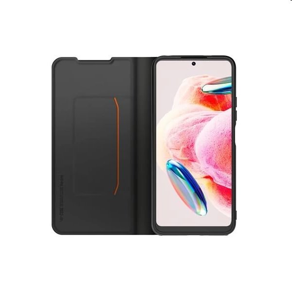 Made for Xiaomi Book tok Xiaomi Redmi Note 12 4G számára, fekete Made for Xiaomi Book tok Xiaomi Redmi Note 12 4G számára, fekete