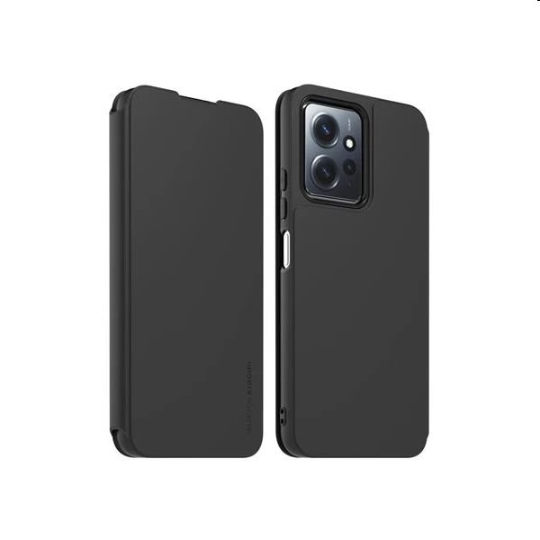 Made for Xiaomi Book tok Xiaomi Redmi Note 12 4G számára, fekete Made for Xiaomi Book tok Xiaomi Redmi Note 12 4G számára, fekete