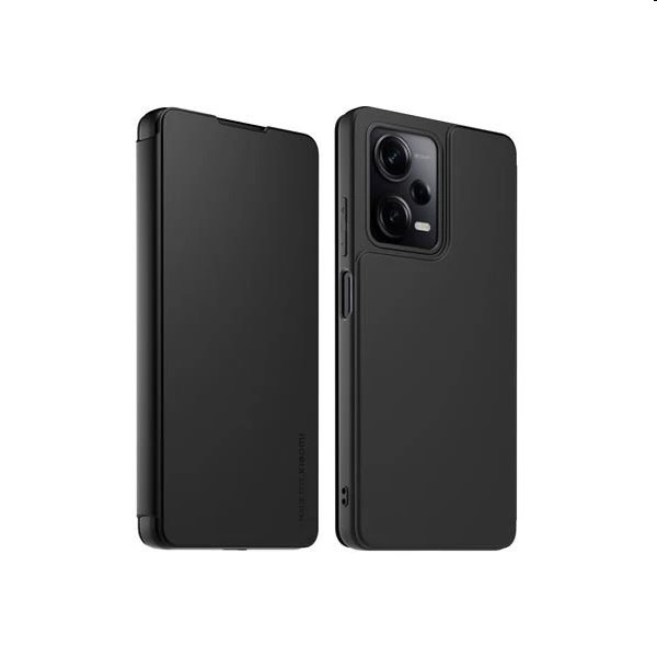 Made for Xiaomi Book tok Xiaomi Redmi Note 12 Pro+ 5G számára, fekete Made for Xiaomi Book tok Xiaomi Redmi Note 12 Pro+ 5G számára, fekete