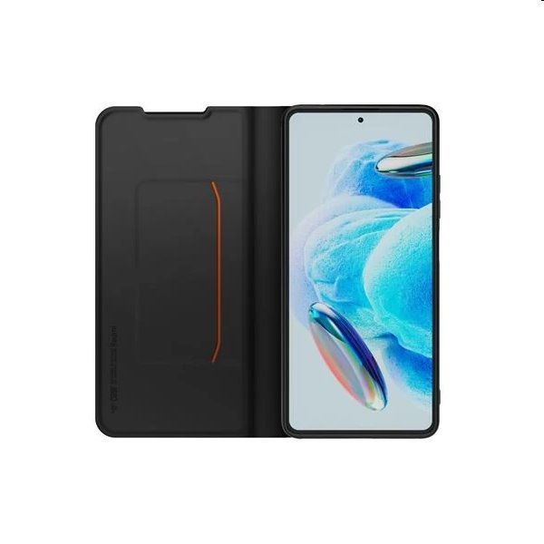 Made for Xiaomi Book tok Xiaomi Redmi Note 12 Pro+ 5G számára, fekete Made for Xiaomi Book tok Xiaomi Redmi Note 12 Pro+ 5G számára, fekete