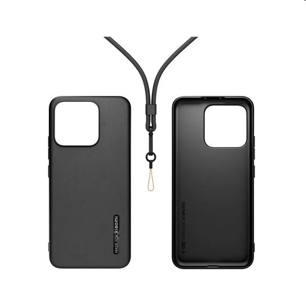 Made for Xiaomi TPU tok Xiaomi 13 számára hurokkal, fekete Made for Xiaomi TPU tok Xiaomi 13 számára hurokkal, fekete