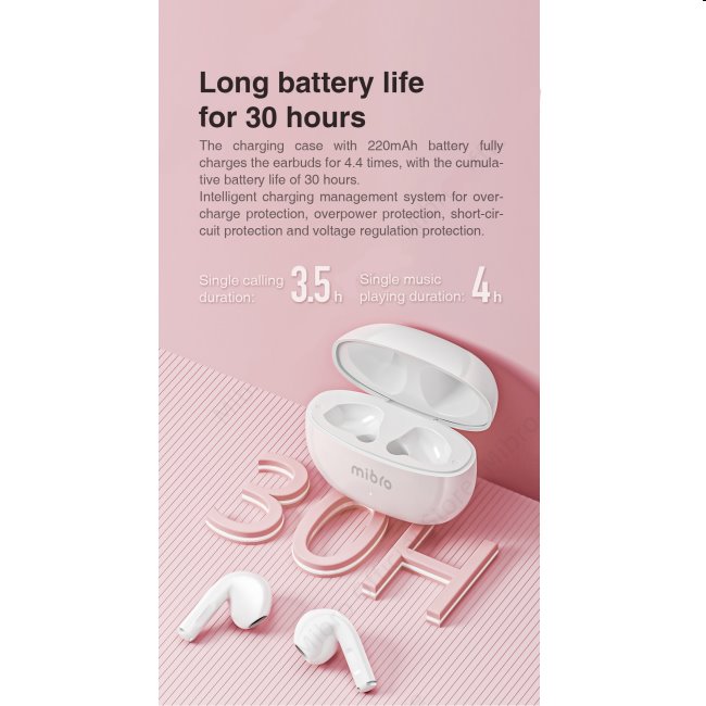 Mibro Earbuds 4 TWS, fekete