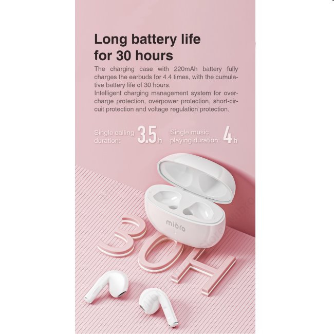 Mibro Earbuds 4 TWS, lila