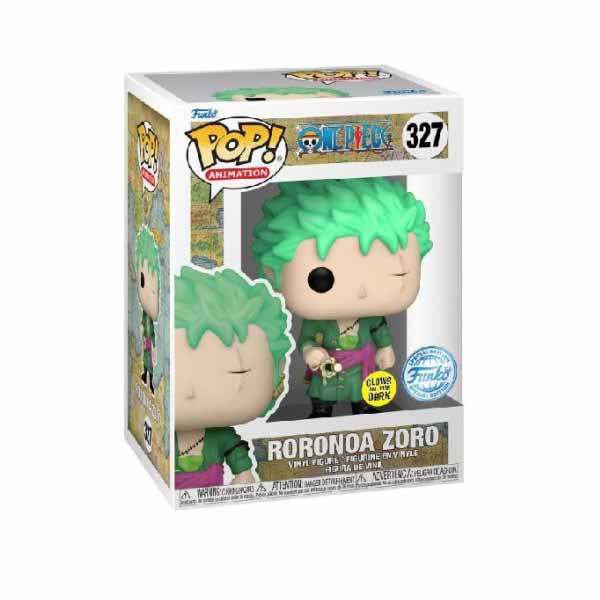 POP! Animation: Roronoa Zoro (One Piece) Special Kiadás (Glows in The Dark) figura