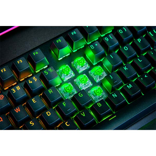 Razer feketeWidow V4 X (Green Switch) US kiosztás