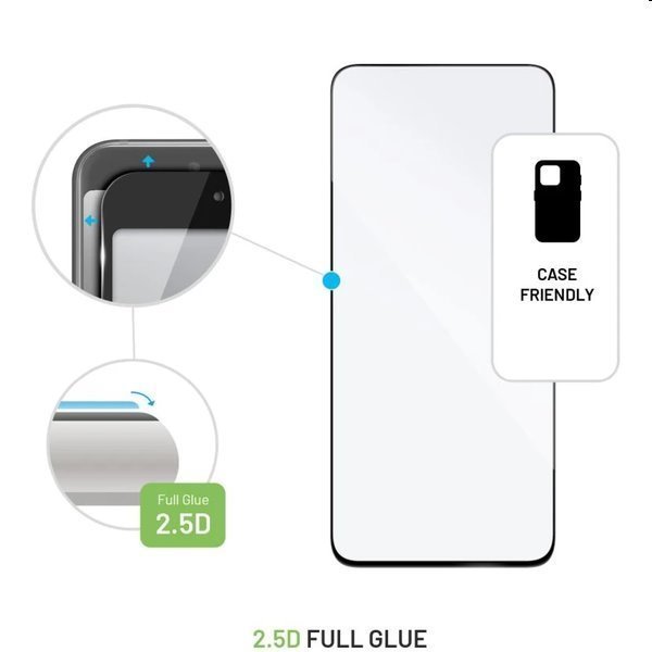 FIXED Full-Cover Edzett védőüveg Xiaomi Redmi Note 12 Pro+ 5G számára, fekete FIXED Full-Cover Edzett védőüveg Xiaomi Redmi Note 12 Pro+ 5G számára, fekete