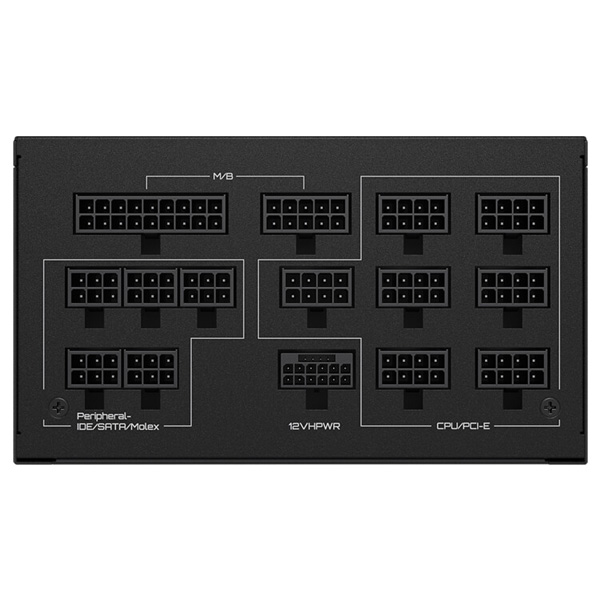 GIGABYTE tápegység UD1300GM PG5, 1300W, ATX, 80PLUS Gold, Modular, Retail