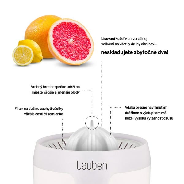 Lauben Electric Citrus Juicer 110WT