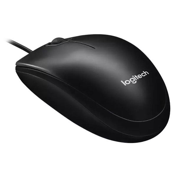 Logitech M100 vezetékes Egér, fekete