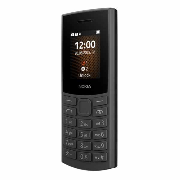 Nokia 105 4G Dual Sim 2023 fekete