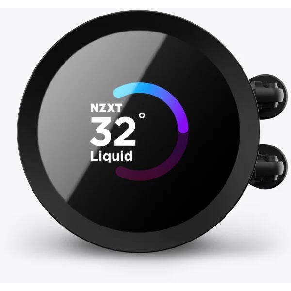 NZXT AIO liquid cooler CPU Kraken 240 / 2x120mm fan / 4-pin PWM / LCD display / black NZXT AIO liquid cooler CPU Kraken 240 / 2x120mm fan / 4-pin PWM / LCD display / black