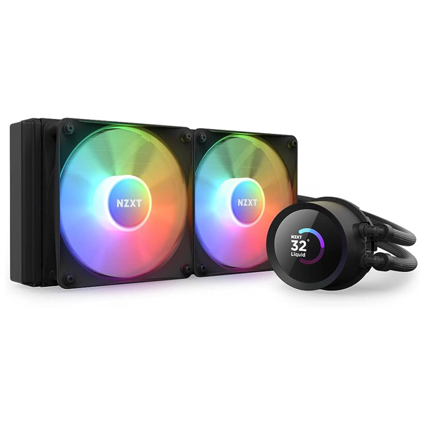 NZXT AIO liquid cooler CPU Kraken 240 RGB / 2x120mm fan / 4-pin PWM / LCD display / black NZXT AIO liquid cooler CPU Kraken 240 RGB / 2x120mm fan / 4-pin PWM / LCD display / black