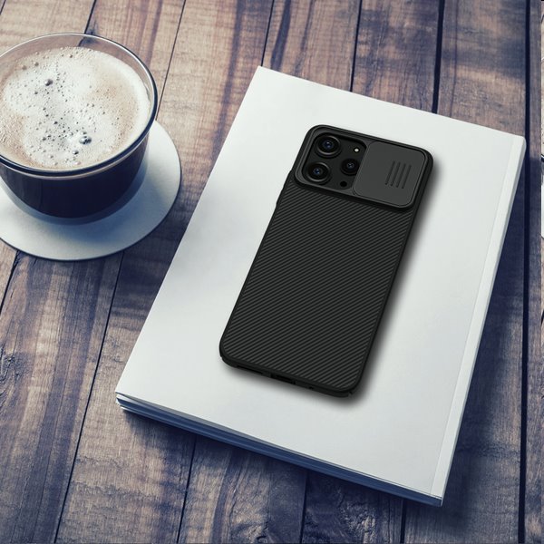 Nillkin CamShield tok Xiaomi Redmi 12 4G számára, fekete Nillkin CamShield tok Xiaomi Redmi 12 4G számára, fekete