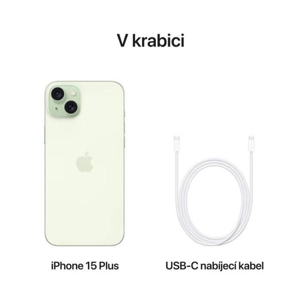 Apple iPhone 15 Plus 128GB, zöld