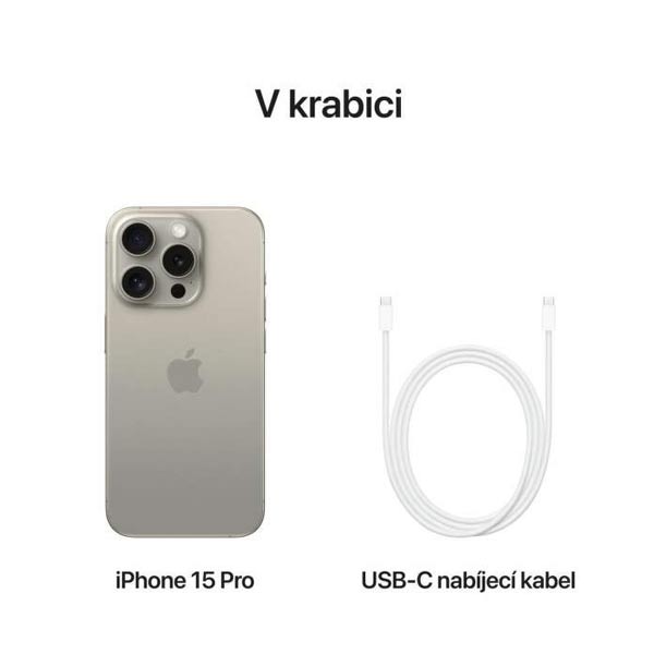 Apple iPhone 15 Pro 128GB, natural titanium Apple iPhone 15 Pro 128GB, natural titanium