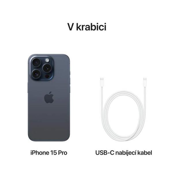 Apple iPhone 15 Pro 256GB, kék titanium Apple iPhone 15 Pro 256GB, kék titanium