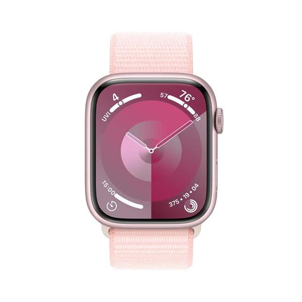 Apple Watch Series 9 GPS 41mm rózsaszín Aluminium Case Light rózsaszín Sport Loop-pal
