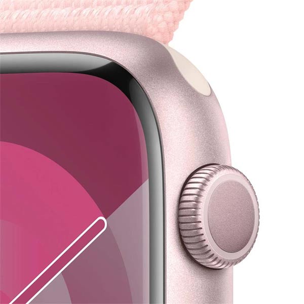 Apple Watch Series 9 GPS 45mm rózsaszín Aluminium Case Light rózsaszín Sport Loop-pal