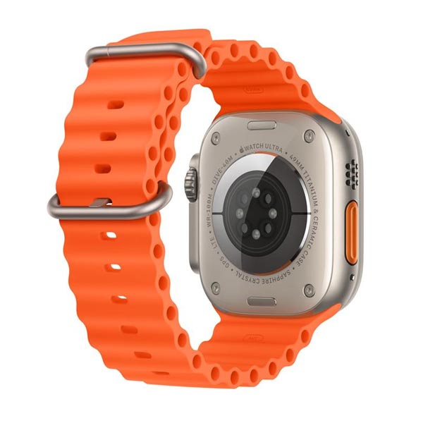 Apple Watch Ultra 2 GPS + Cellular, 49mm Titanium Case Orange Ocean szíjjal