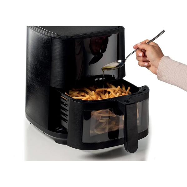 Ariete Airy Fryer 4626, forró levegős sütő, fekete