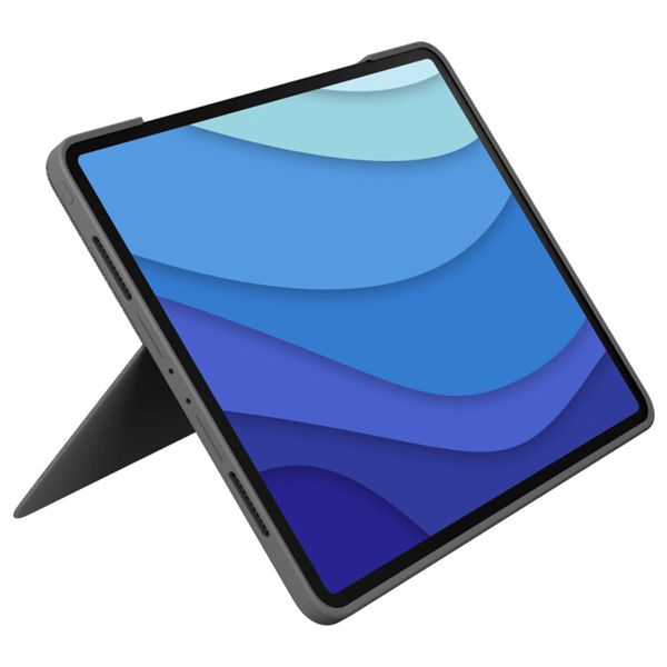 Logitech COMBO TOUCH iPad Pro 12,9" számára (5. és 6. gen.), UK, szürke