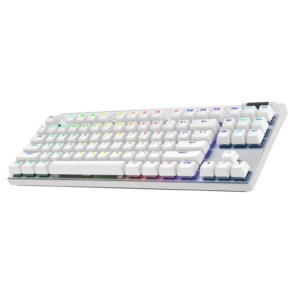 Logitech PRO X TKL Lightspeed Játékos Billentyűzet US, fehér