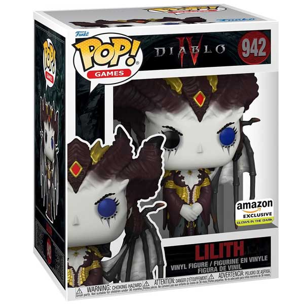 POP! Games: Lilith (Diablo 4) Amazon Exclusive (Glows in the Dark) 17 cm