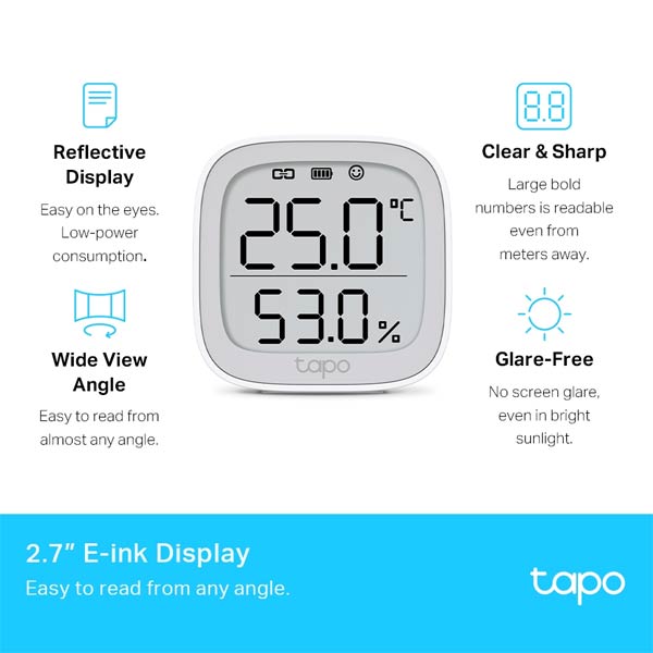 Tp-link Tapo T315, Okos Hőmérséklet és páratartalom Monitor