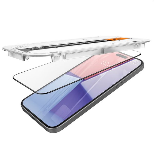 Spigen tR ez Fit edzett üveg Apple iPhone 15 Plus számára, 2 darab Spigen tR ez Fit edzett üveg Apple iPhone 15 Plus számára, 2 darab