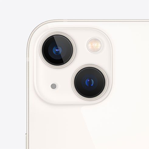 Apple iPhone 13 128GB, starlight, C osztály - használt, 12 hónap garancia