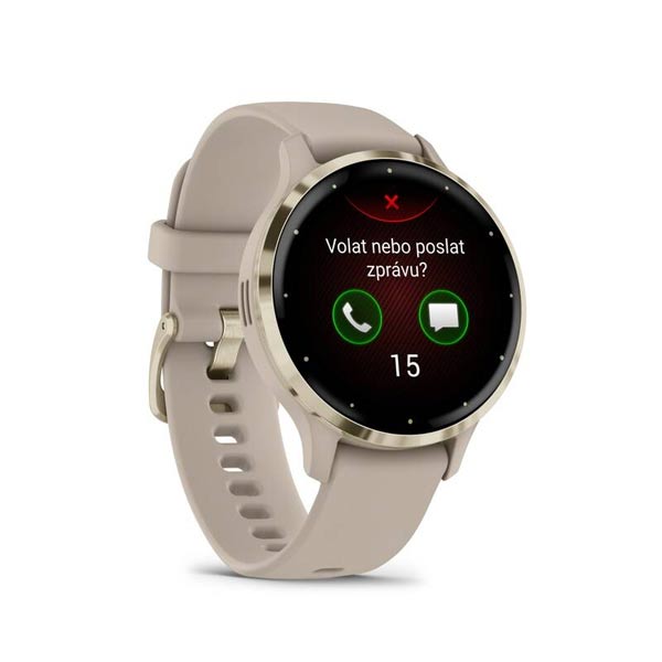 GARMIN VENU 3S, French Gray/Soft Gold