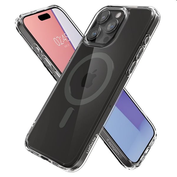 Spigen Ultra Hybrid tok MagSafe Apple iPhone 15 Pro Max számára, grafit Spigen Ultra Hybrid tok MagSafe Apple iPhone 15 Pro Max számára, grafit