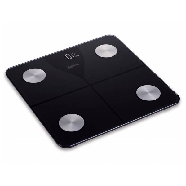 Salente SlimFit, személyi diagnosztikai fitnesz mérleg, Bluetooth, fekete Salente SlimFit, személyi diagnosztikai fitnesz mérleg, Bluetooth, fekete