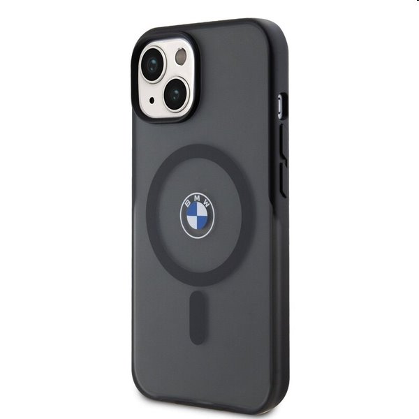 BMW IML Signature MagSafe tok Apple iPhone 15 számára, fekete