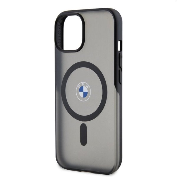 BMW IML Signature MagSafe tok Apple iPhone 15 számára, fekete