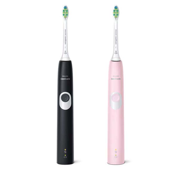 Philips Sonicare ProtectiveClean 4300 Series, HX6800/35, Fekete és Rózsaszín 1+1 Szonikus elektromos fogkefe