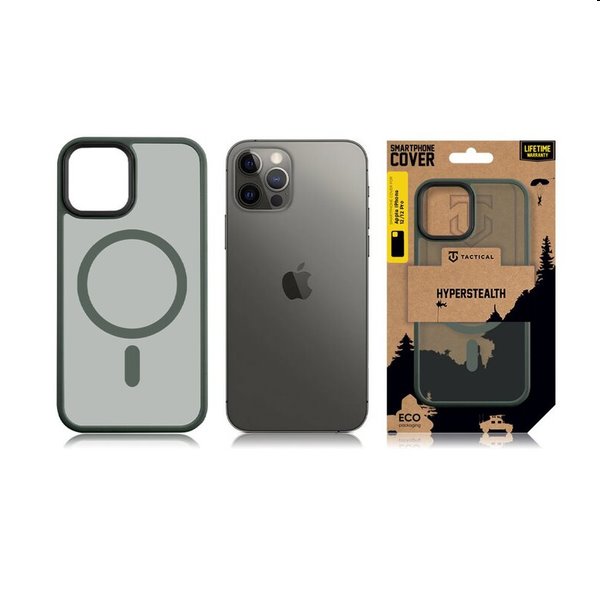 Tactical MagForce Hyperstealth tok Apple iPhone 12/12 Pro számára, forest zöld