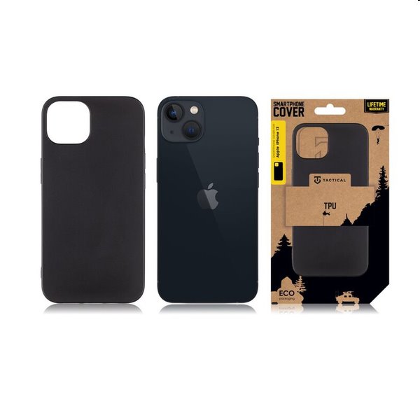 Tactical TPU tok Apple iPhone 13 számára, fekete Tactical TPU tok Apple iPhone 13 számára, fekete