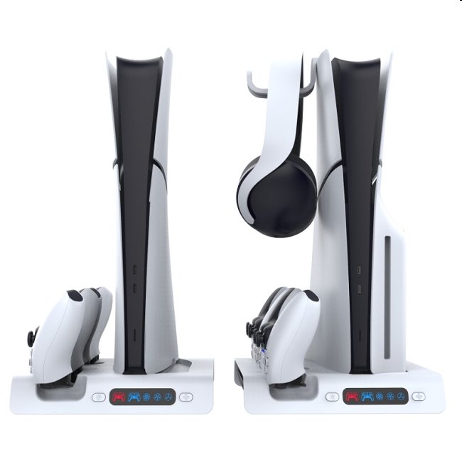 iPega dokkoló állomás hűtéssel PlayStation 5 Slim, Dualsense és Pulse 3D számára