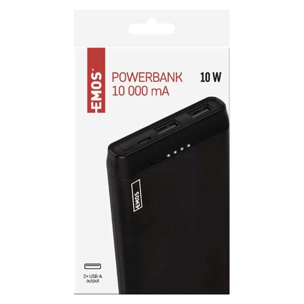 Emos Powerbank Alpha 10S 10000 B, fekete