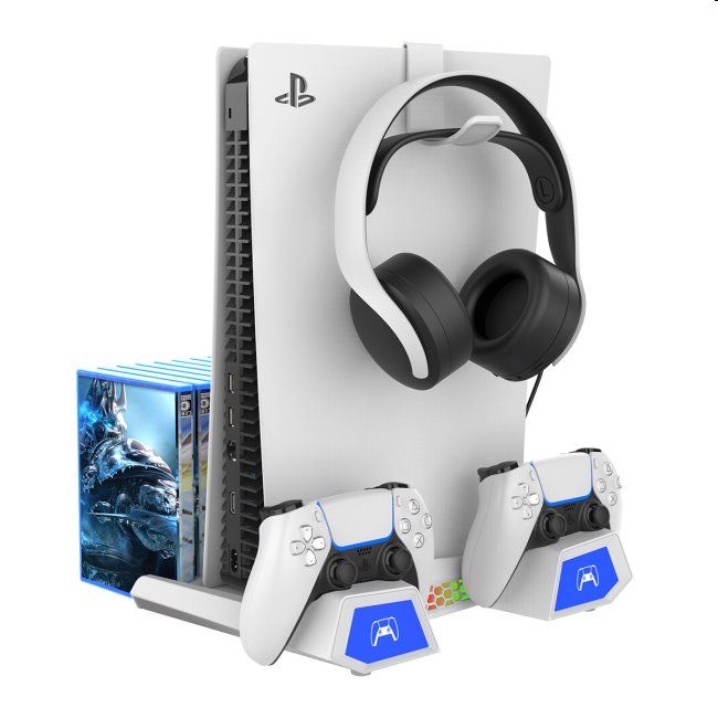 iPega PlayStation 5 Slim/PS5 Pro, Dualsense, Pulse 3D dock w/ cooling iPega PlayStation 5 Slim/PS5 Pro, Dualsense, Pulse 3D dock w/ cooling