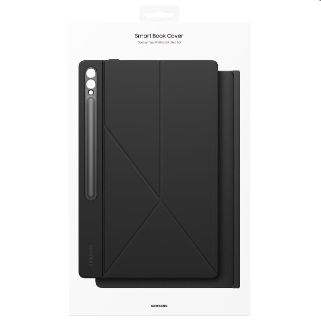 Book Cover tok Samsung Galaxy Tab S9 Ultra számára, fekete