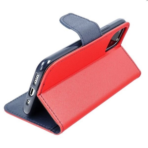 FANCY Book tok Xiaomi Redmi Note 12S számára, piros/kék FANCY Book tok Xiaomi Redmi Note 12S számára, piros/kék
