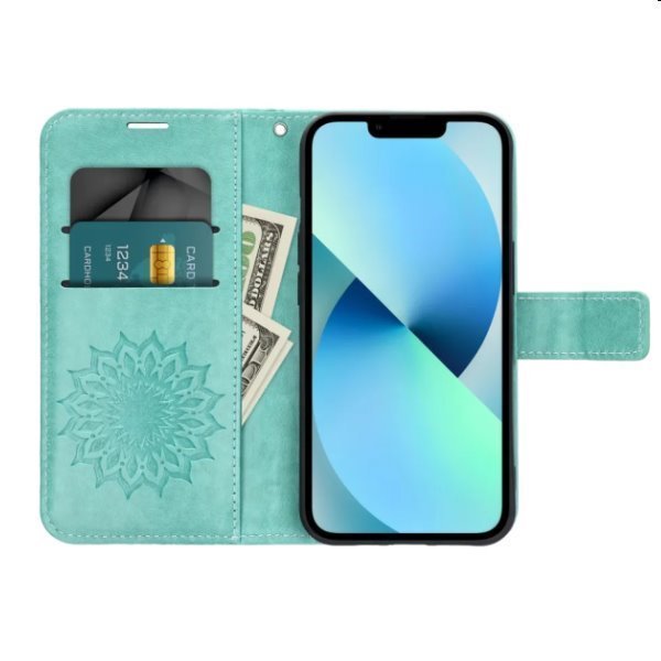 MEZZO Book tok mandala Xiaomi Redmi 12C számára, zöld