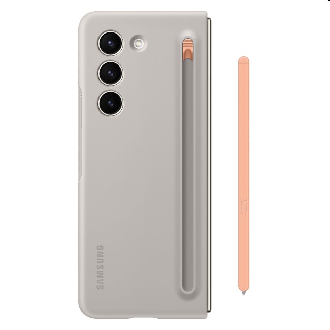 Slim S Pen Cover tok Samsung Galaxy Z Fold5 számára, sand